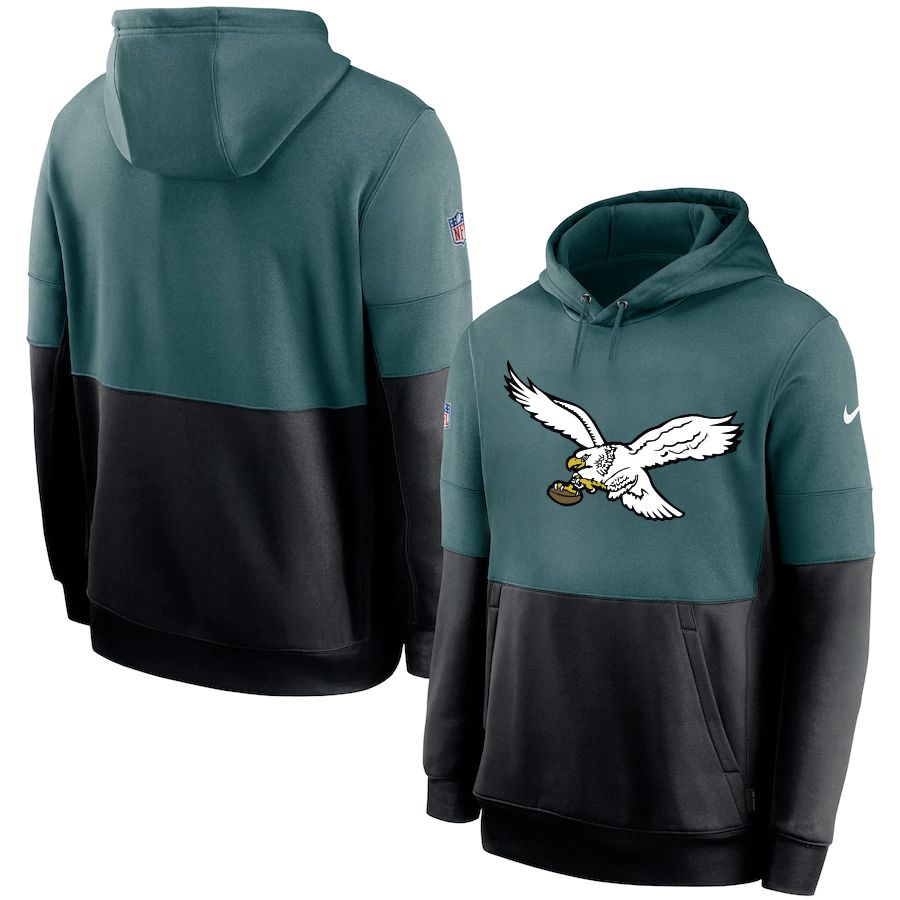 Men 2023 NFL Philadelphia Eagles black Sweatshirt style 103110